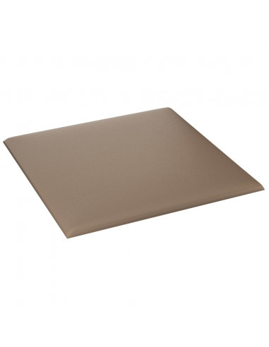 Pannelli Murali 12 pz Cappuccino 30x30 cm Similpelle 1,08 m²