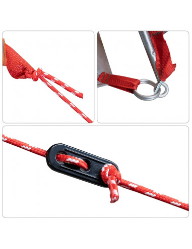 Tenda Portaoggetti con 9 Scomparti Blu Impermeabile