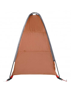 Tenda Portaoggetti 9 Scomparti Grigio e Arancione Impermeabile