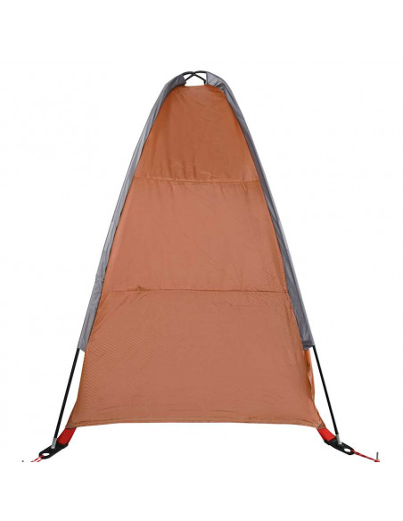 Tenda Portaoggetti 9 Scomparti Grigio e Arancione Impermeabile