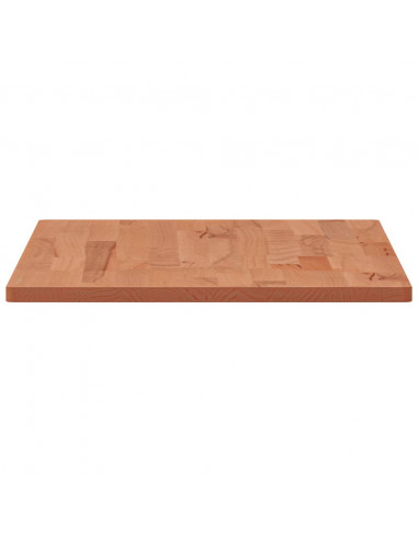 Piano Bagno 100x50x1,5 cm in Legno Massello di Faggio