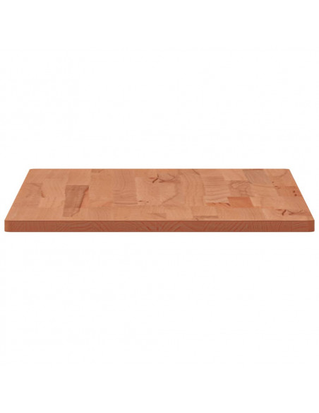 Piano Bagno 100x50x1,5 cm in Legno Massello di Faggio