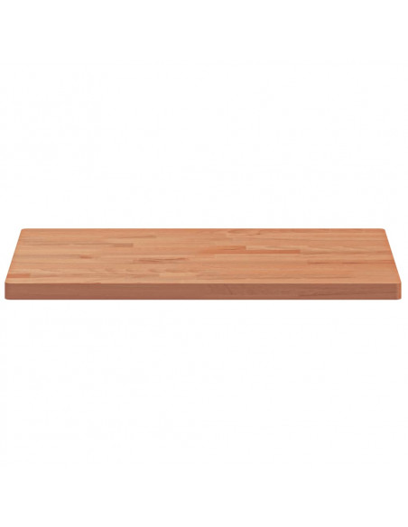 Piano Bagno 60x40x2,5 cm Legno Massello di Faggio