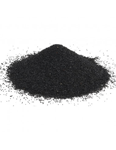 Sabbia per Acquari 10 kg Nera 0,2-2 mm