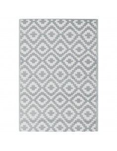 Tappeto da Esterni Grigio 140x200 cm in PP