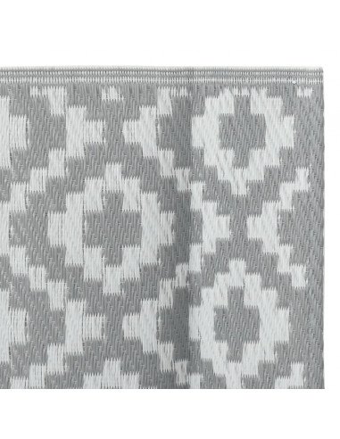 Tappeto da Esterni Grigio 140x200 cm in PP