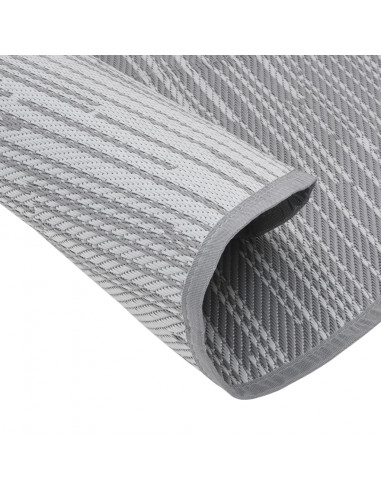 Tappeto da Esterno Grigio Ø200 cm in PP