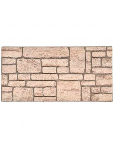 Pannelli Murali 3D con Design a Mattoni Beige 11 pz EPS