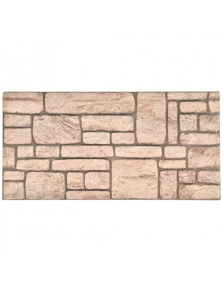 Pannelli Murali 3D con Design a Mattoni Beige 11 pz EPS