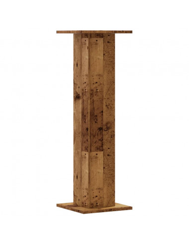 Supporti per Piante 2 pz Legno Vecchio 30x30x95 cm Truciolato