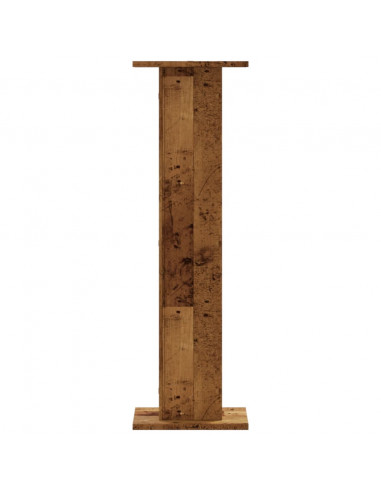 Supporti per Piante 2 pz Legno Vecchio 30x30x95 cm Truciolato