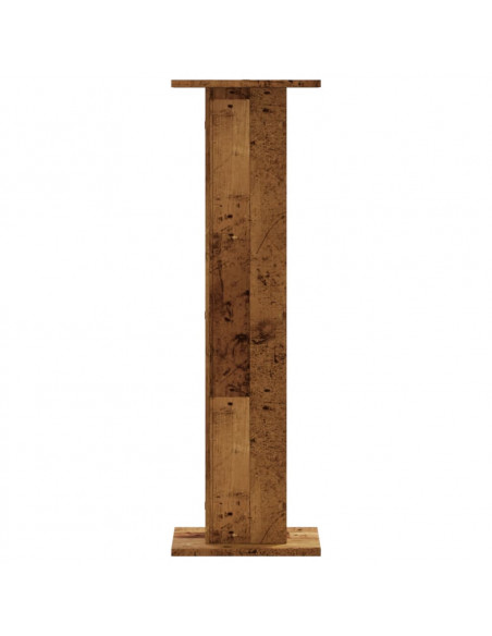 Supporti per Piante 2 pz Legno Vecchio 30x30x95 cm Truciolato