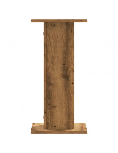 Supporti Piante 2 pz Rovere Artigianale 30x30x60 cm Truciolato