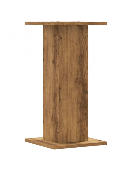 Supporti Piante 2 pz Rovere Artigianale 30x30x60 cm Truciolato