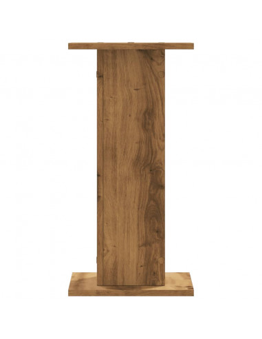 Supporti Piante 2 pz Rovere Artigianale 30x30x60 cm Truciolato