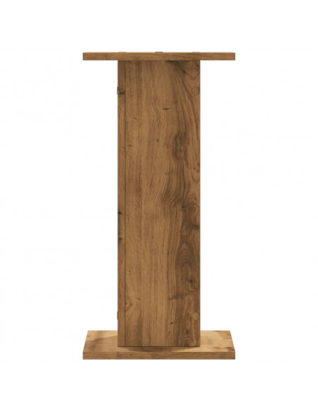 Supporti Piante 2 pz Rovere Artigianale 30x30x60 cm Truciolato