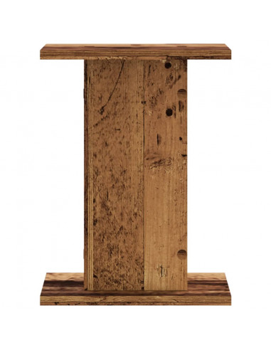 Supporti per Piante 2 pz Legno Vecchio 30x30x40 cm Truciolato