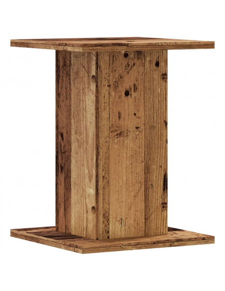 Supporti per Piante 2 pz Legno Vecchio 30x30x40 cm Truciolato