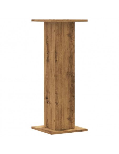 Supporti Piante 2 pz Rovere Artigianale 30x30x80 cm Truciolato