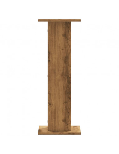 Supporti Piante 2 pz Rovere Artigianale 30x30x80 cm Truciolato