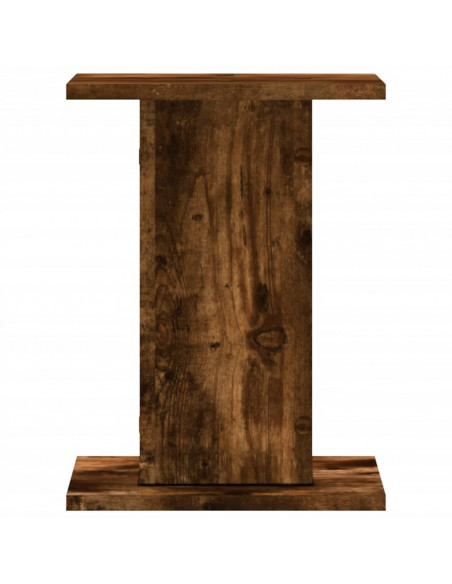 Supporti per Piante 2 pz Rovere Fumo 30x30x40 cm in Truciolato
