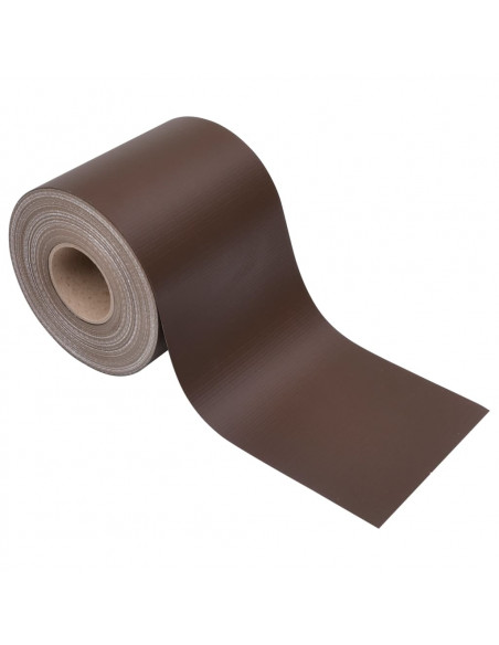 Recinzione Frangivento da Giardino PVC 35x0,19 m Marrone
