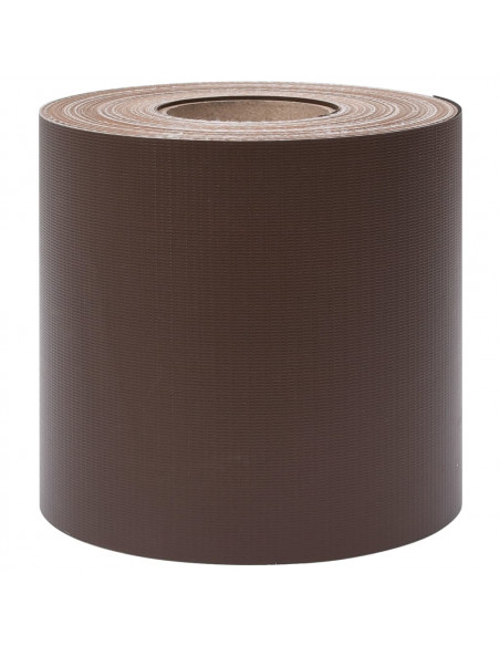 Recinzione Frangivento da Giardino PVC 70x0,19 m Marrone