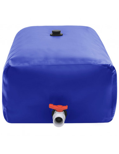 Serbatoio Acqua con Rubinetto Pieghevole 100 L in PVC