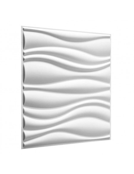 WallArt Pannelli a Parete 3D Waves 12 pz GA-WA04