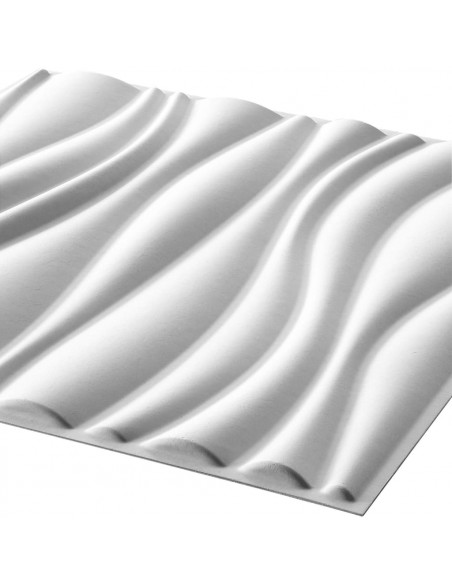 WallArt Pannelli a Parete 3D Waves 12 pz GA-WA04