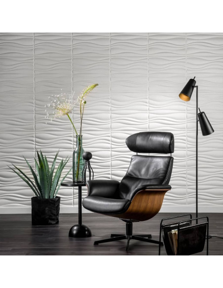 WallArt Pannelli a Parete 3D Waves 12 pz GA-WA04