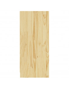 Credenza 70x33x76 cm in Legno Massello di Pino