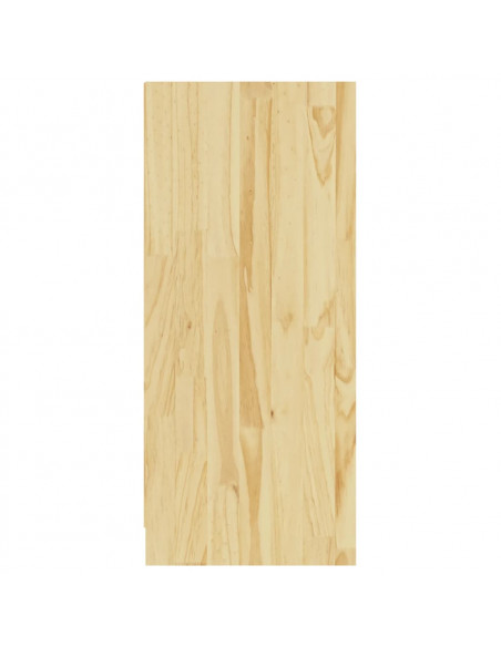 Credenza 70x33x76 cm in Legno Massello di Pino