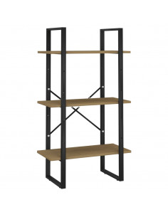 Scaffale Portaoggetti 60x30x105 cm in Legno Massello di Pino 2