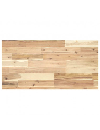 Ripiano a Parete 80x40x4 cm Legno Massello Acacia Non Trattato