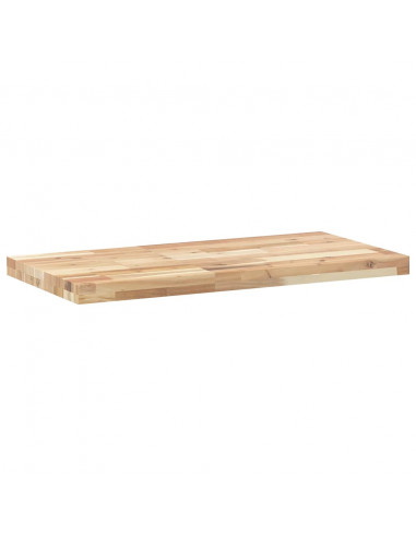 Ripiano a Parete 80x40x4 cm Legno Massello Acacia Non Trattato