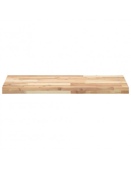 Ripiano a Parete 80x40x4 cm Legno Massello Acacia Non Trattato