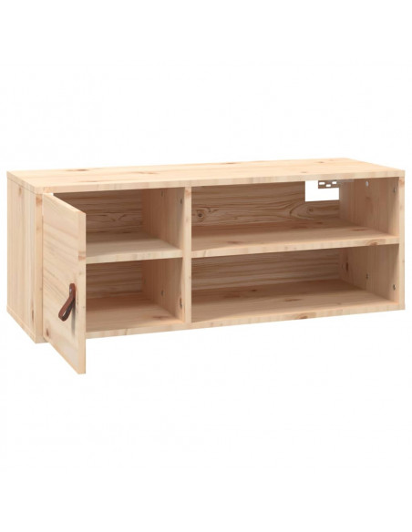 Pensili 2 pz 80x30x30 cm in Legno Massello di Pino