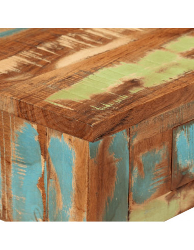 Tavolo Consolle 110x30x76 cm in Legno Massello Riciclato