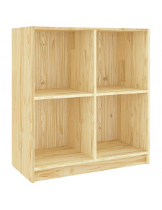 Credenza 70x33x76 cm in Legno Massello di Pino 2