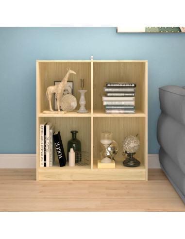 Credenza 70x33x76 cm in Legno Massello di Pino