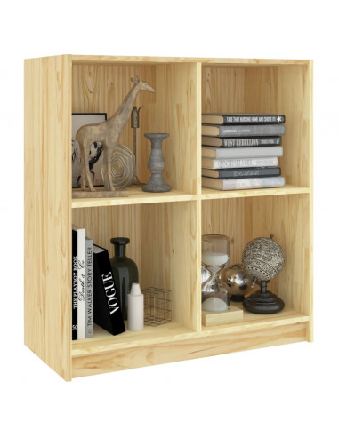 Credenza 70x33x76 cm in Legno Massello di Pino