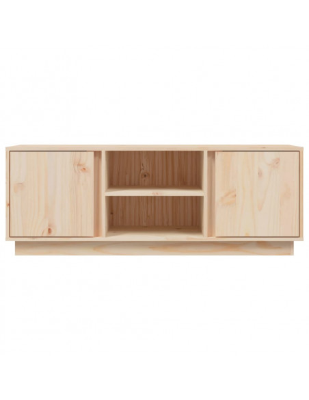 Mobile Porta TV 110x35x40,5 cm in Legno Massello di Pino