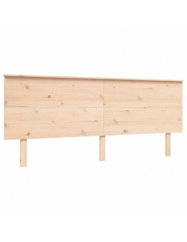 Giroletto con Testiera 200x200 cm in Legno Massello