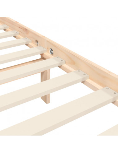 Giroletto con Testiera 200x200 cm in Legno Massello