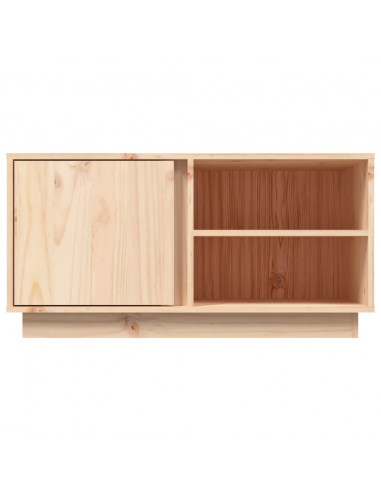 Mobile Porta TV 80x35x40,5 cm in Legno Massello di Pino