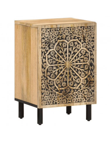 Set Mobili da Bagno 4 pz in Legno Massello di Mango