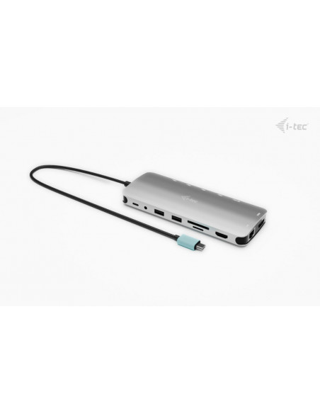 i-tec Metal USB-C Nano 3x Display Dock, 2x HDMI 1x USB-C video + Power Delivery 140W