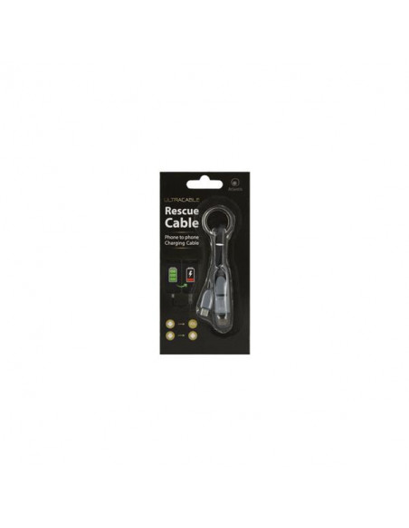 Atlantis Land P019-RC-MLMM cavo USB Micro-USB B Micro-USB B/Lightning Nero, Grigio