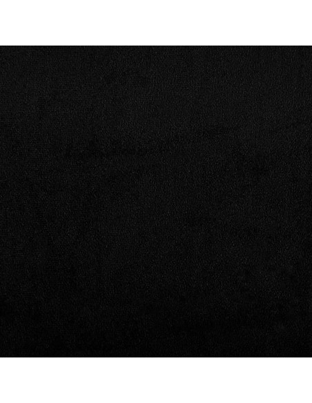Poggiapiedi Nero 60x50x41 cm in Tessuto Microfibra